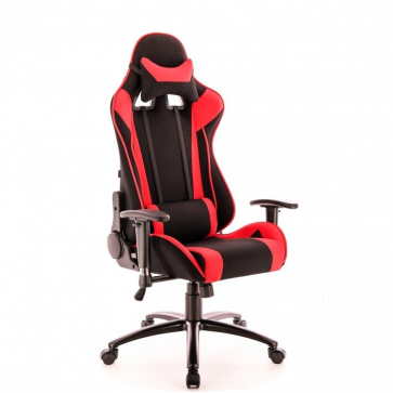 Кресло Everprof Lotus S4 Ткань Черный/Красный - 1
